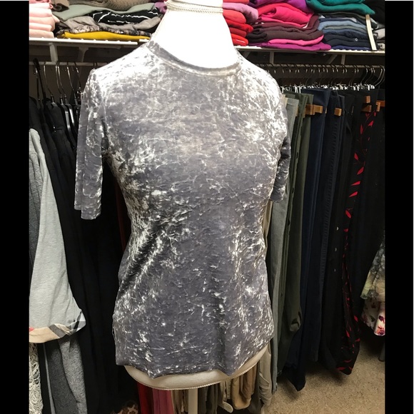 Crushed velvet tee - Picture 1 of 5